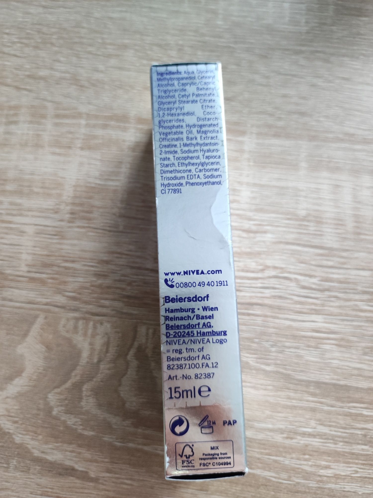 Krem Nivea Hyaluron Cellular Filler pod oczy ujędraniający