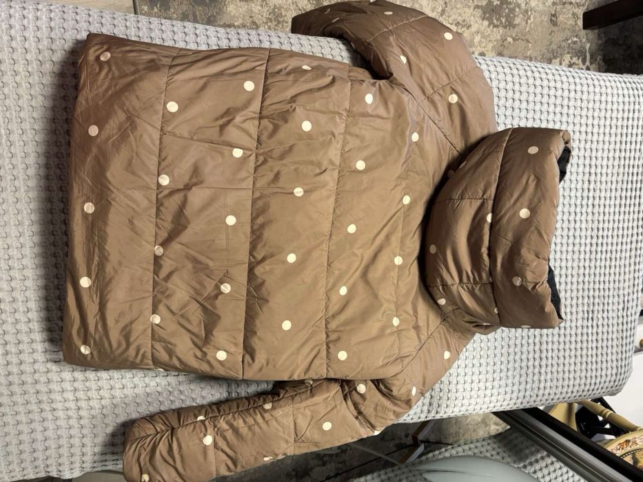 Пуховик жіночий двосторонній | Зимова куртка