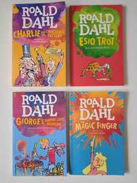 Roald Dahl  Charlie i fabryka czekolady, zestaw 4 książek
