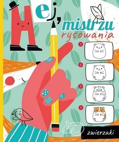 Zwierzaki. Hej, Mistrzu Rysowania! Trefl Books