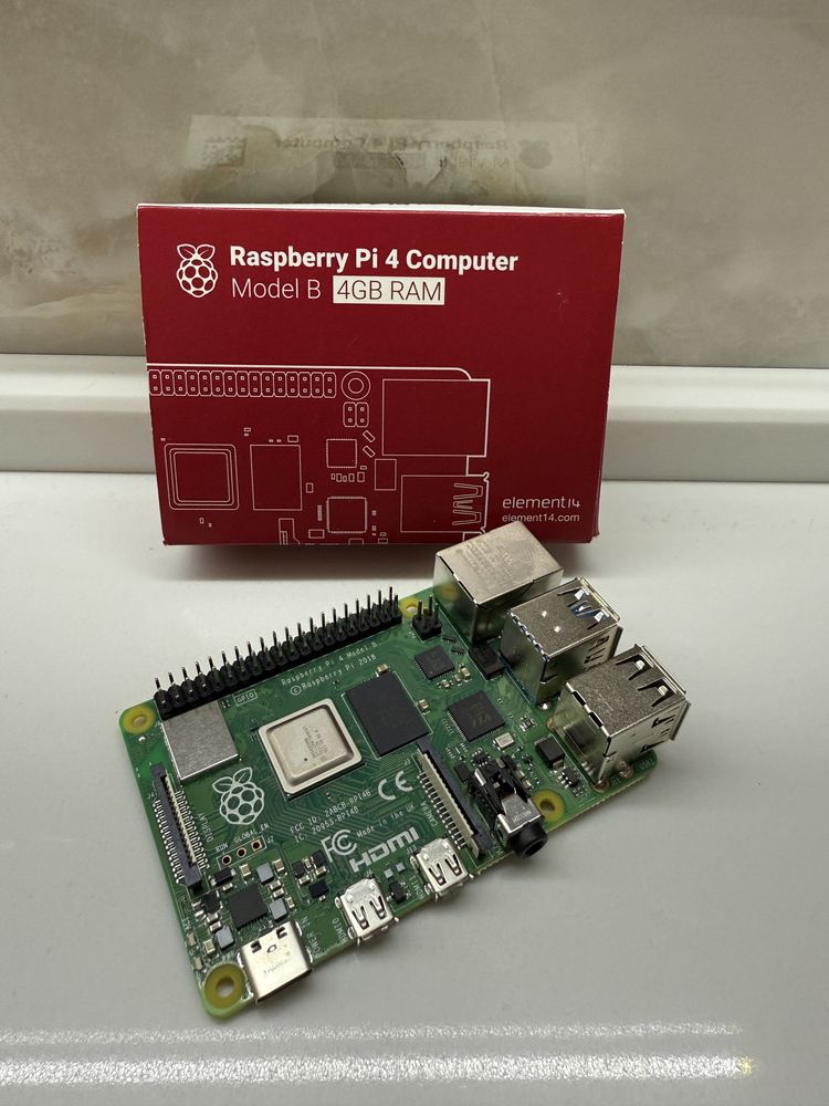 Raspberry Pi 4 Model B (4GB RAM) – міні-комп’ютер
