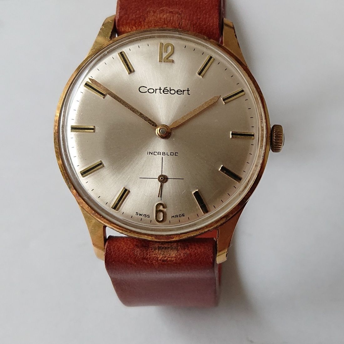Cortebert zegarek naręczny mechaniczny kolekcjonerski swiss made