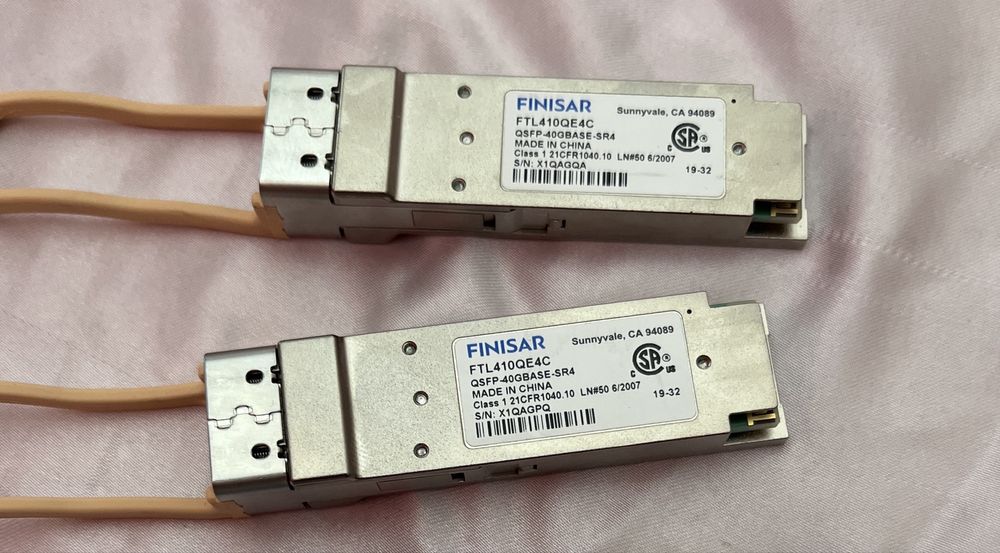 Transceivers Finisar Originais – QSFP+ 40G