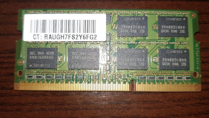 Memoria Samsung 2GB DMS Certified 204 Pin DDR3-1333 PC3-10600