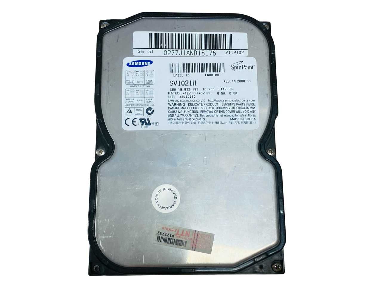 Dysk twardy SV1021H 10GB 3.5" SPIN POINT Samsung