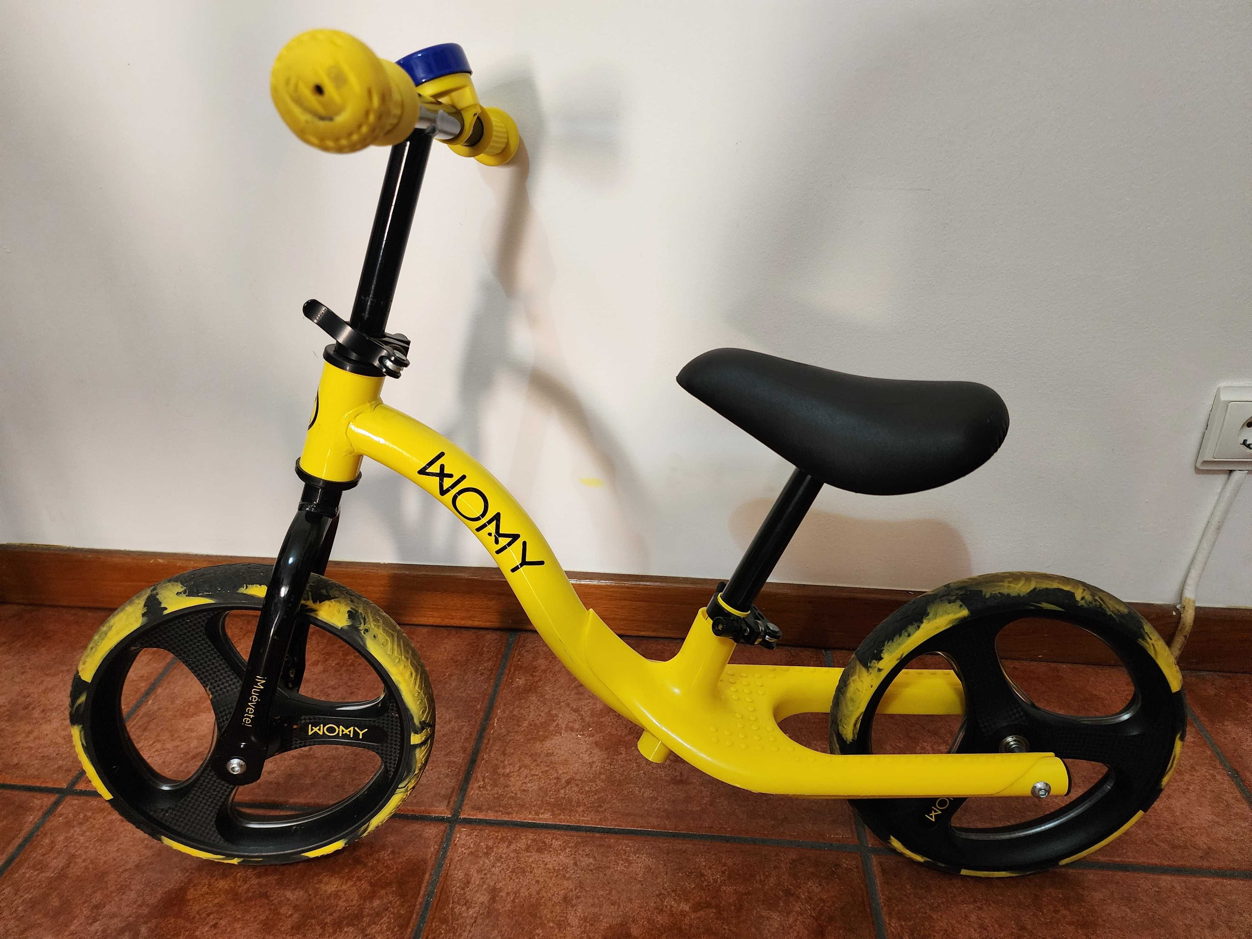 Bicicleta de aprendizagem/equilíbrio - Bicicleta Neon sem Pedais