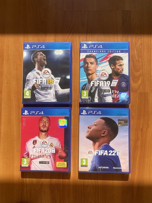 Colecao FIFA: Fifa 18 + Fifa 19 + Fifa 20 + Fifa 22