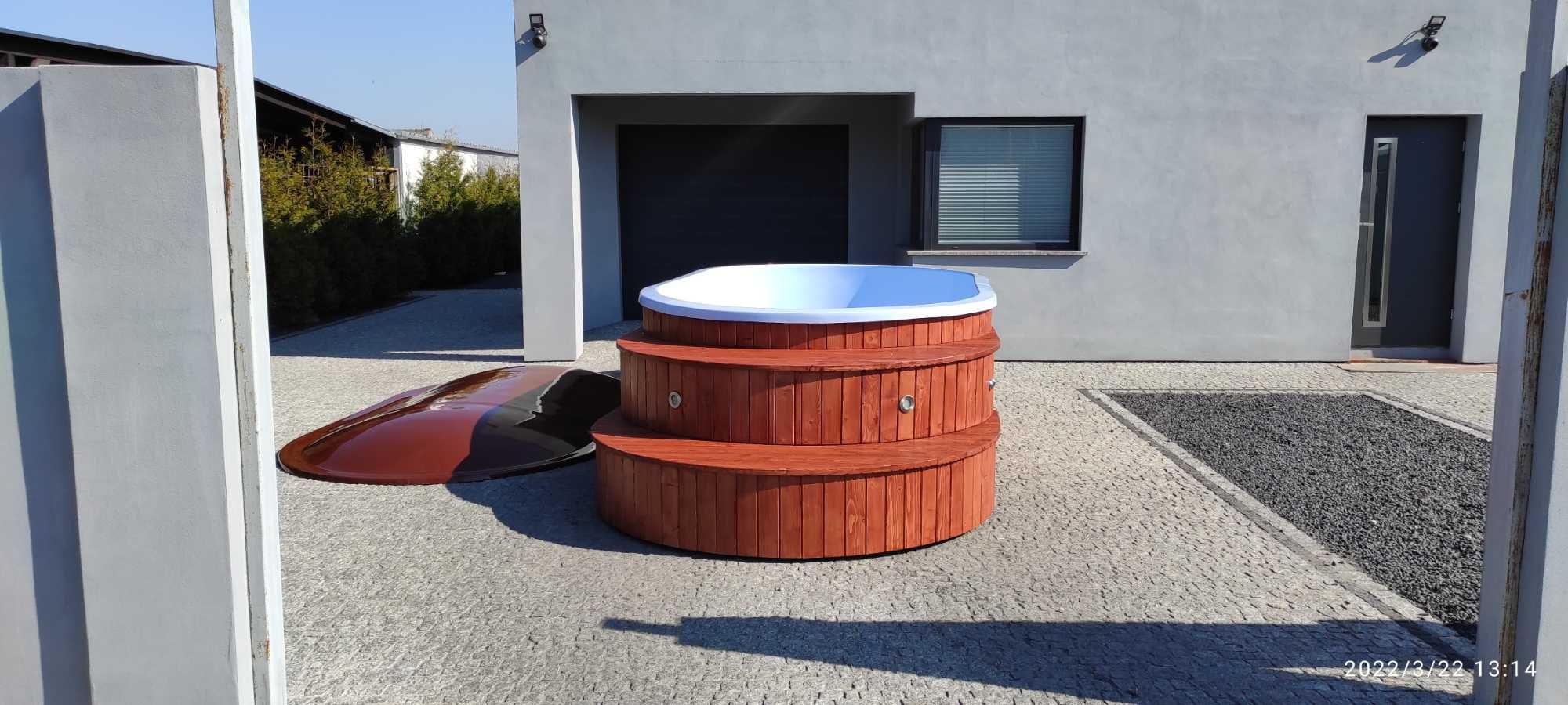 Basen Ogrodowy Jacuzzi Ogrodowe Bania Wanna Oczko Wodne Niecka Balia