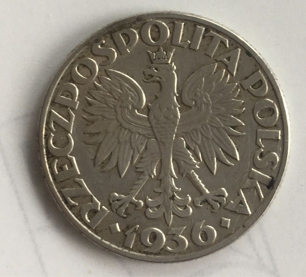 2 злотих 1936 року.