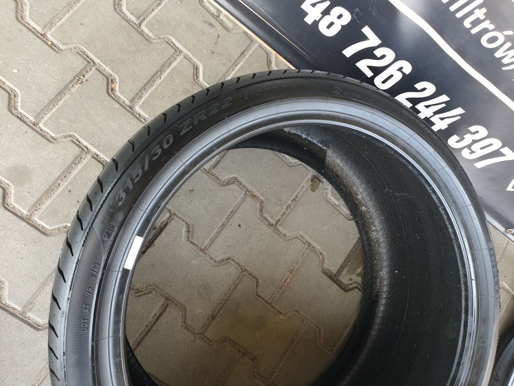 Opony letnie firmy Pirelli  315/30/22