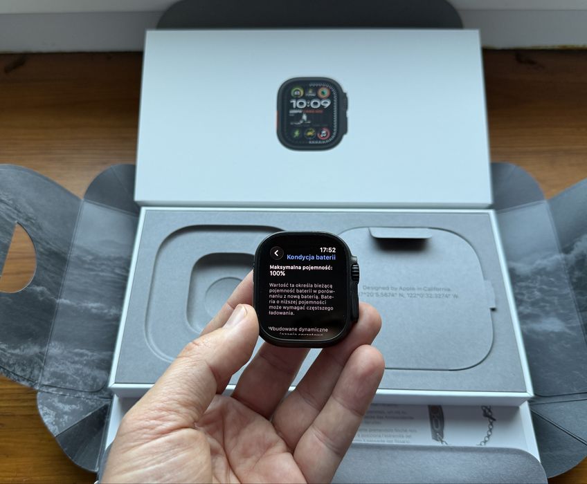  Apple Watch Ultra 2 Cellular 49mm Black Titanium | Bateria 100%