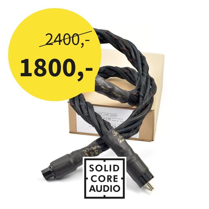 Solid Core Audio Power No. 1 PRO Hi-end Kabel zasilający sieciowy