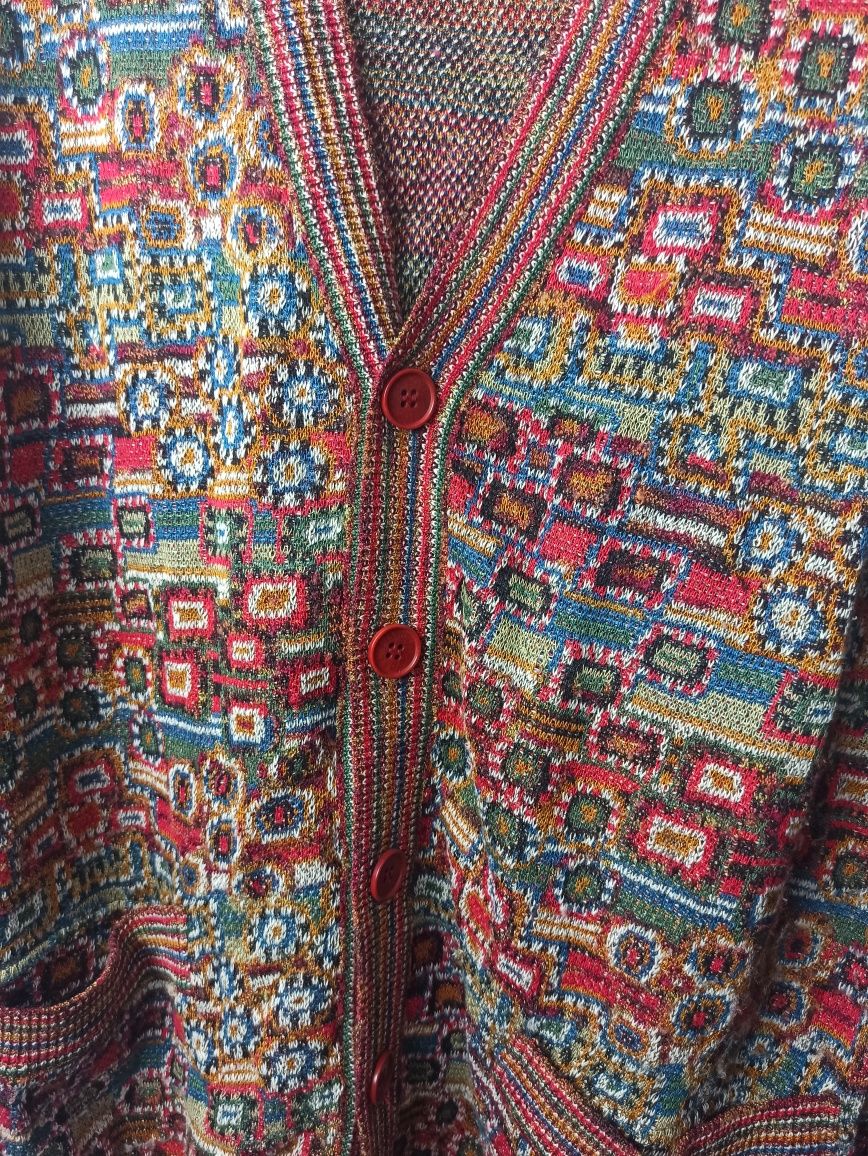 Missoni Sport Vintage 90s Multicolor Cardigan