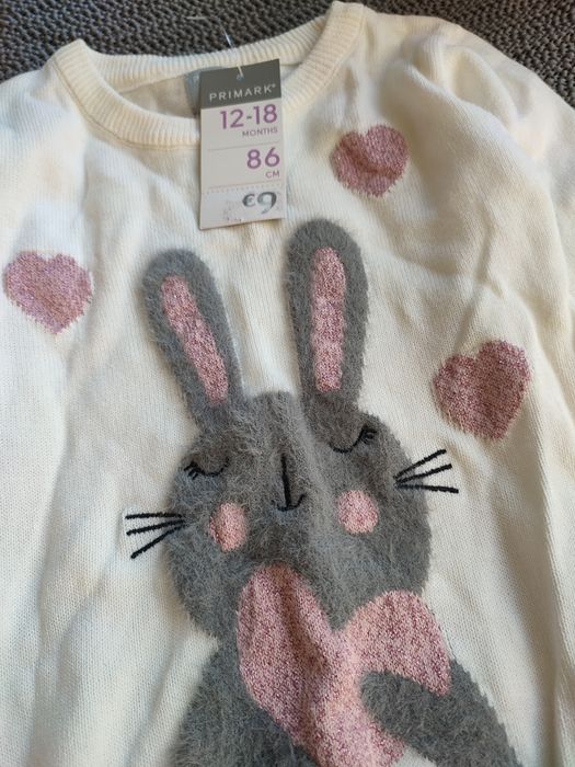 Sweterek dla dziewczynki 1,5-2 lata