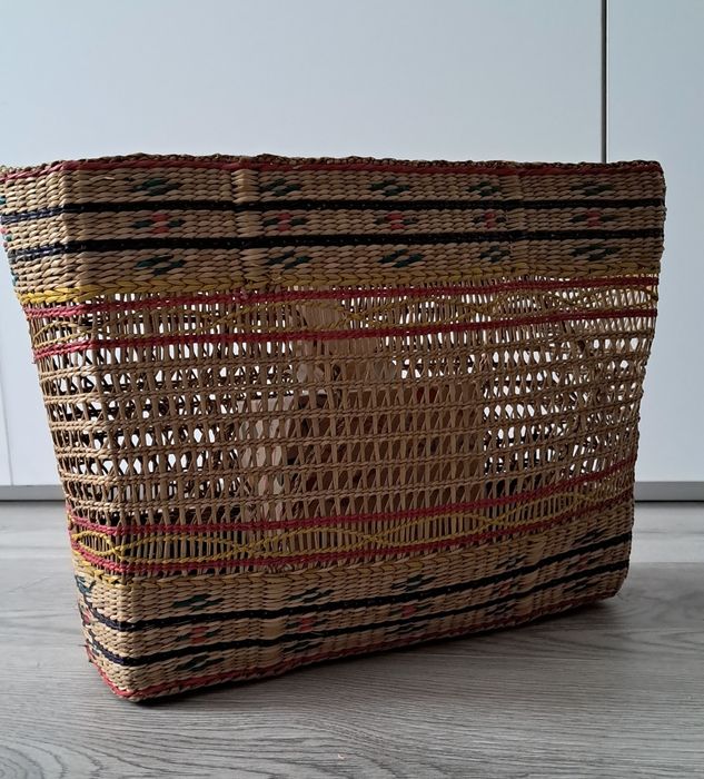 Ręcznie robiony koszyk w stylu boho