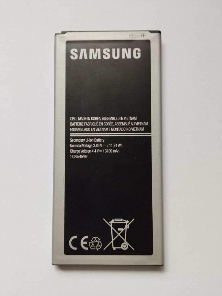 Bateria original Samsung 1 IPC 45 92 para J5, J510 com 3100mAh