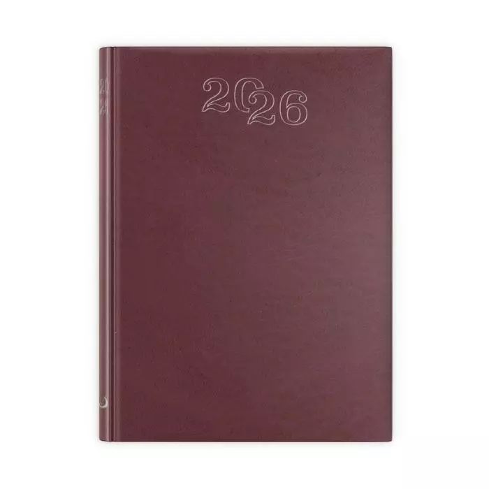 Terminarz 2026 B7 bordowy