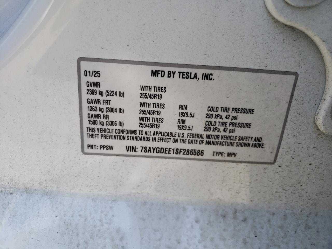 tesla model Y 2025