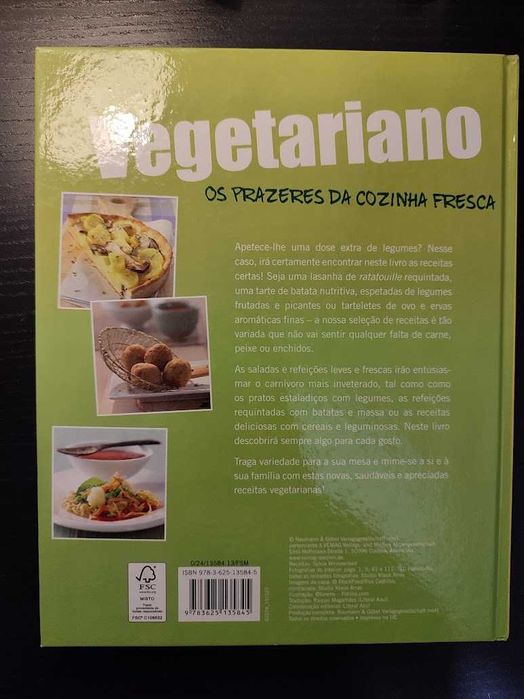 (Env. Incluído) Vegetariano - Os prazeres da cozinha fresca