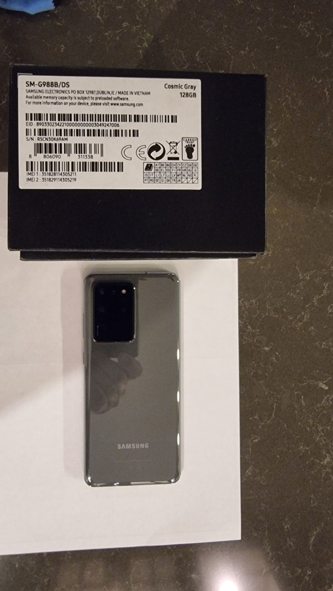 Samsung Galaxy S20 Ultra 128GB Cosmic Gray