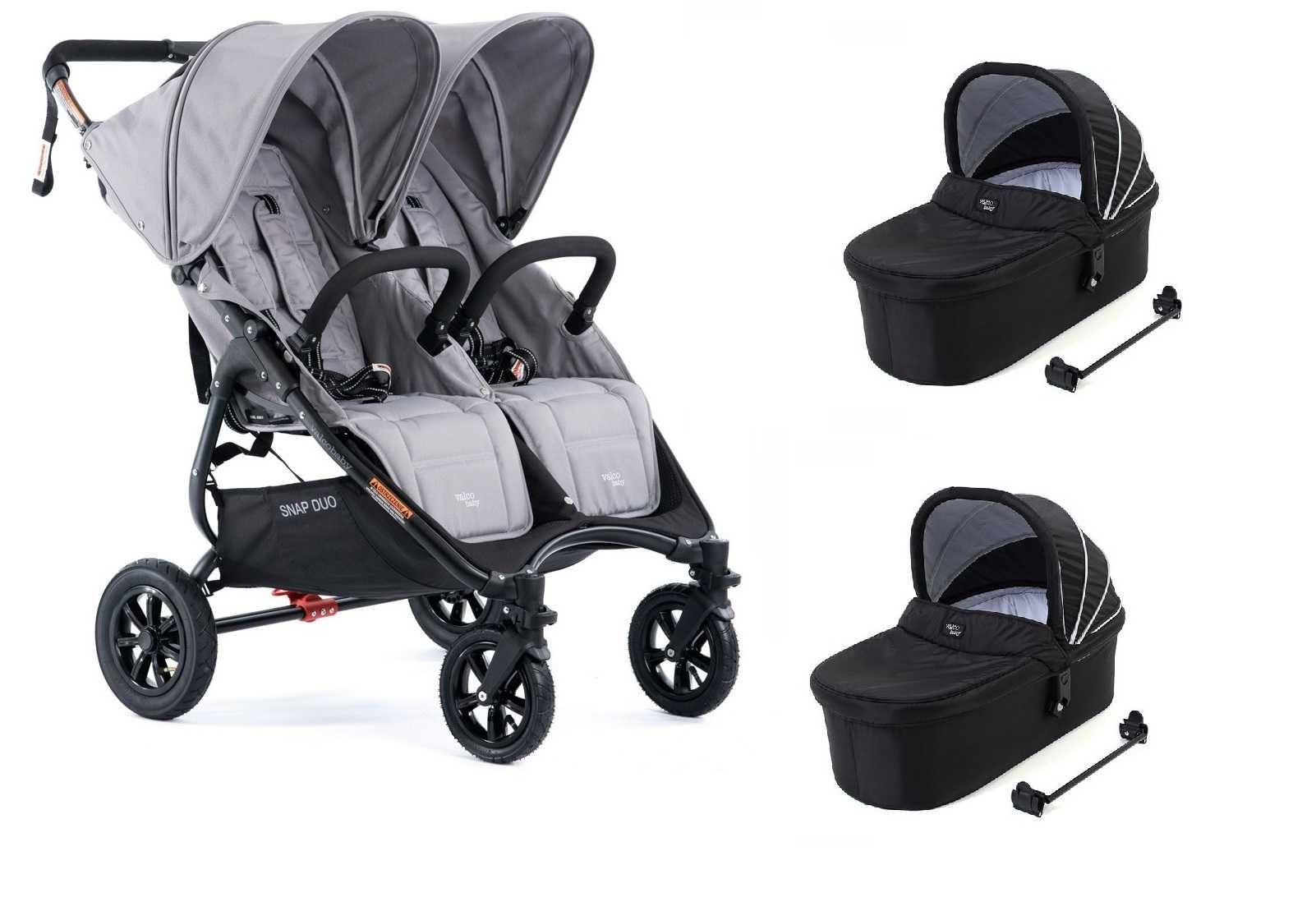 Valco Baby Snap Duo Sport wózek bliźniaczy + 2 x gondola