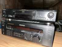 Zestaw audio Apmlituner Sony STR DE635 DVD Sony DVP S525D oryg. Piloty