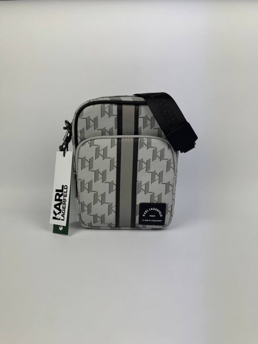 ОРИГИНАЛЬНАЯ Мужская сумка-мессенджер Karl Lagerfeld| Чоловіча сумка