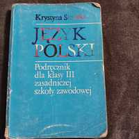 46.,, J.polski" Krystyna Skalska stary podręcznik  III kl. ZSZ z 1988