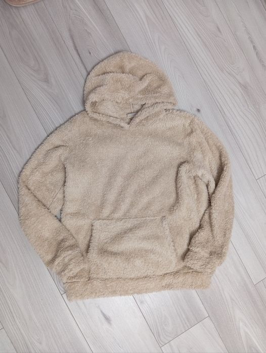 Bluza beżowa S z kapturem