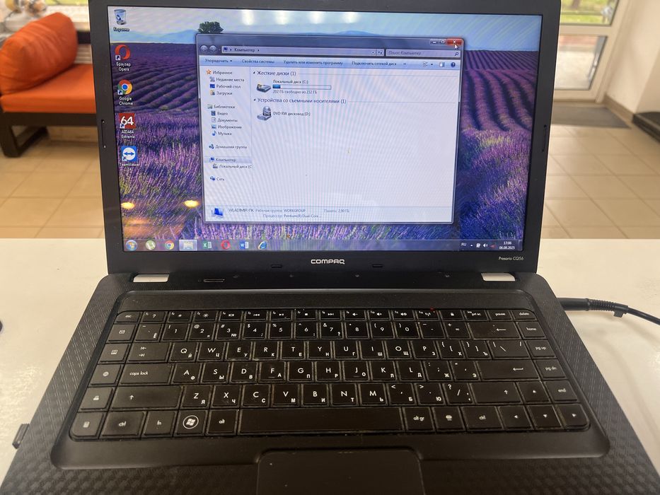 ‼️Ноутбук Compaq Prestigio CQ56  256gb