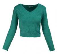 Sweter alpaka zielony
