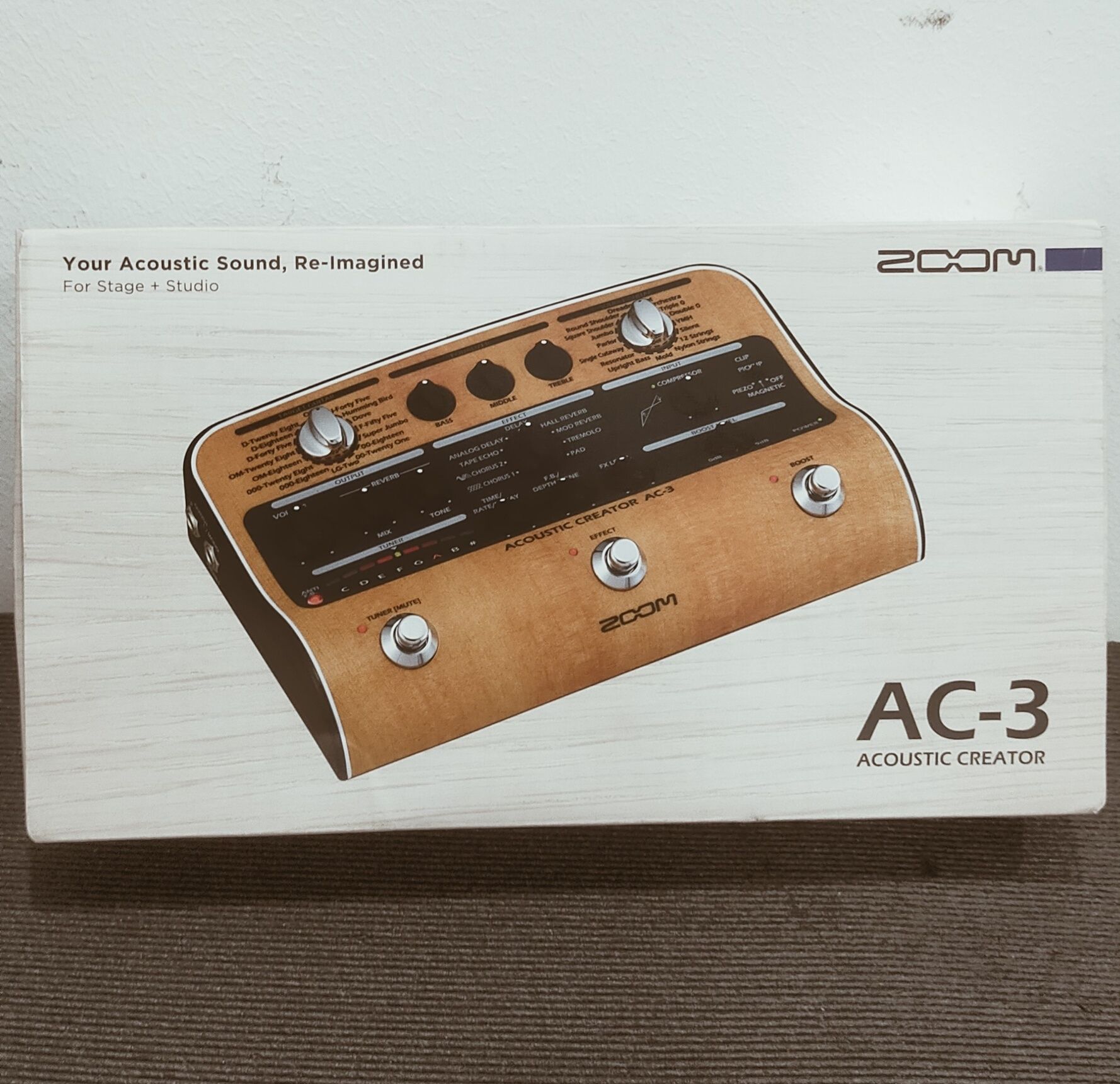 Zoom AC3 acoustic guitar fx