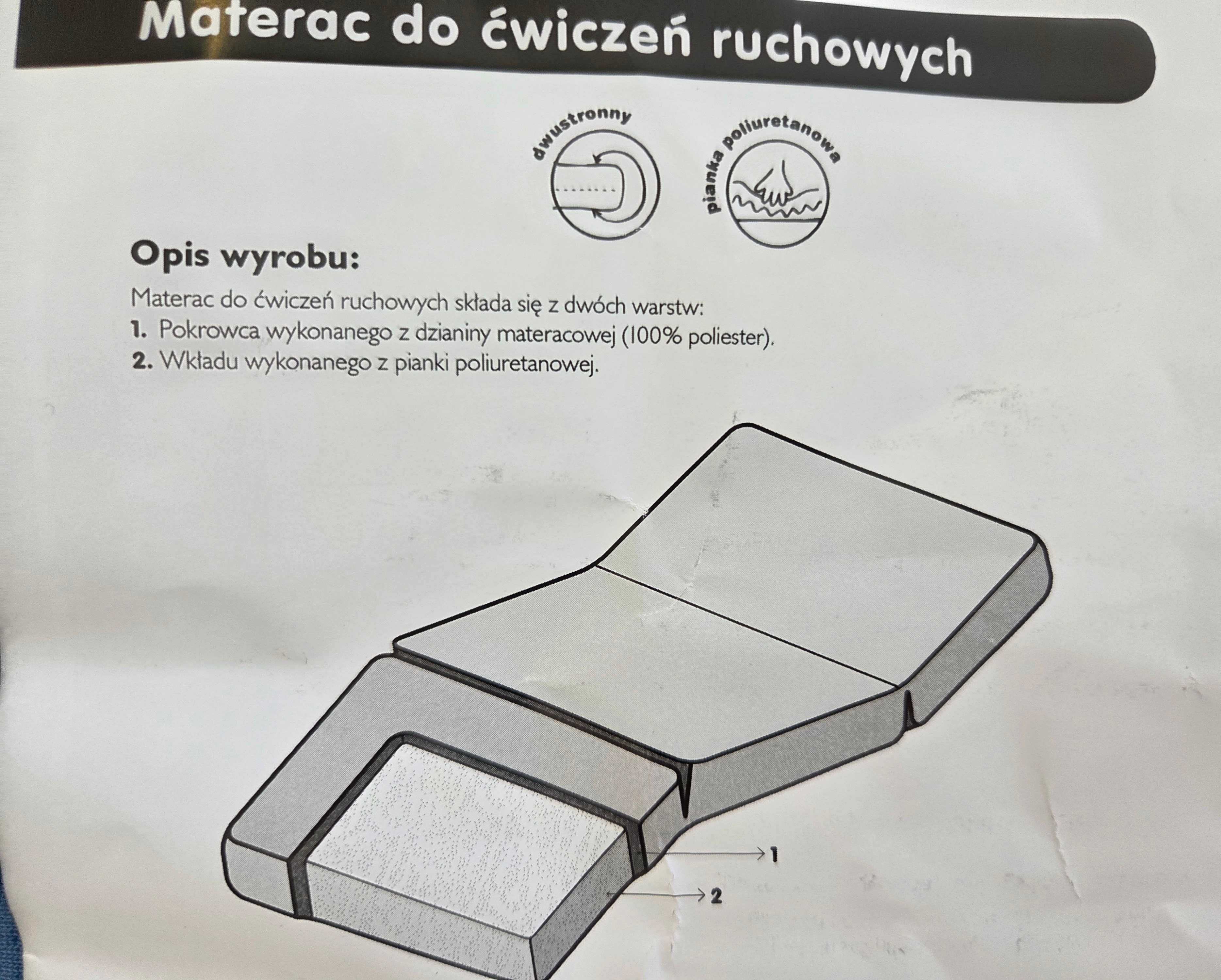 Materac rehabilitacyjny/gimnastyczny