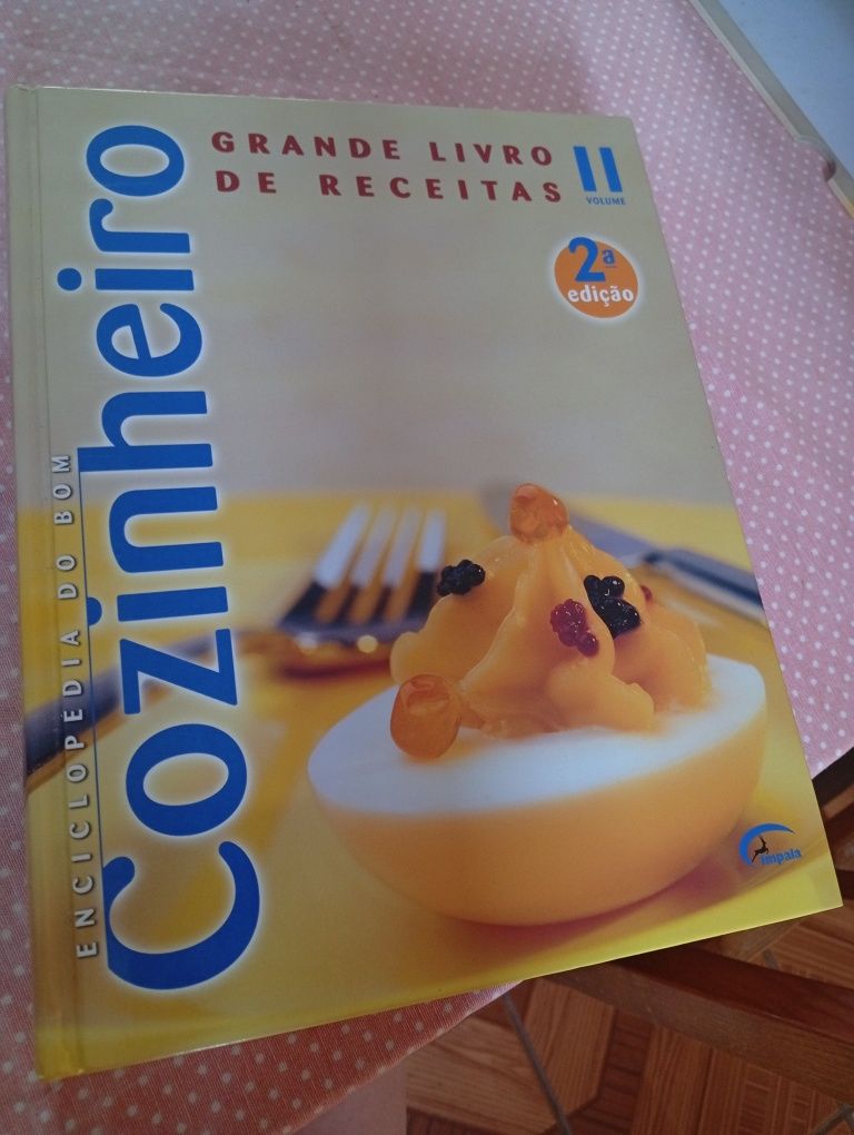 Enciclopédia do bom cozinheiro dois volumes novos