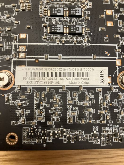 ZOTAC GTX 1660 Ti Twin Fan 6GB