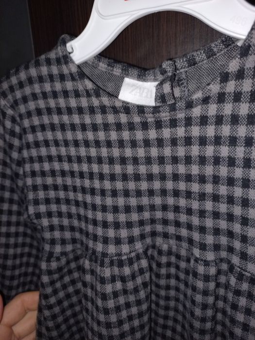 Фирменное стильное платье Zara на девочку 1,5-2 года