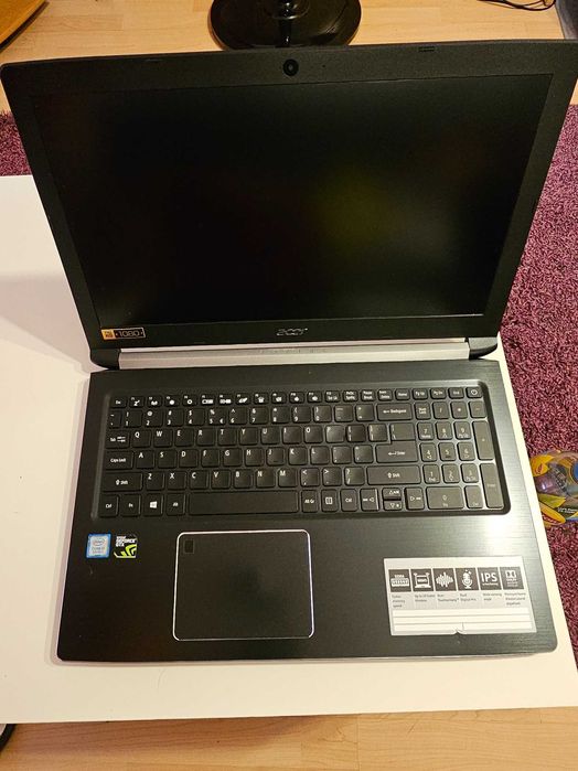 Laptop ACER Aspire A715 /i7-8750H/4GB/1000HDD/1050Ti/Win11