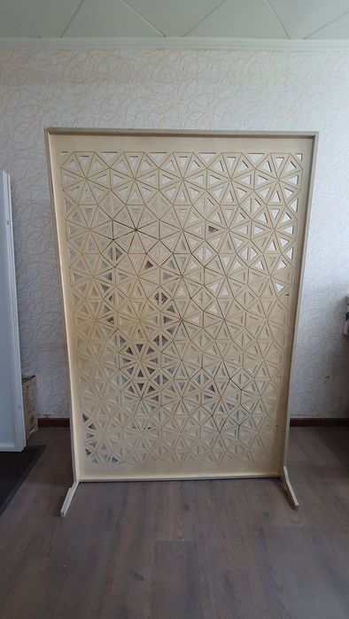 Перегородка из фанеры, 180*120*4,5 см