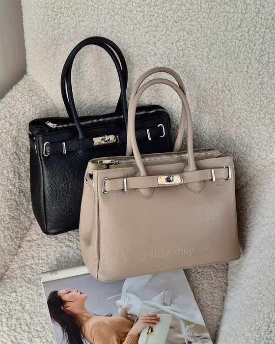 Шкіряна сумка тоут Італія. Кожаная сумка Италия замша