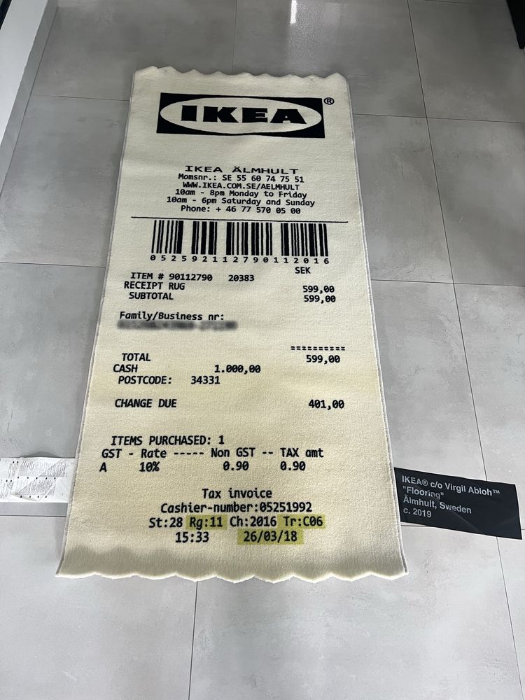 Dywan Ikea paragon
