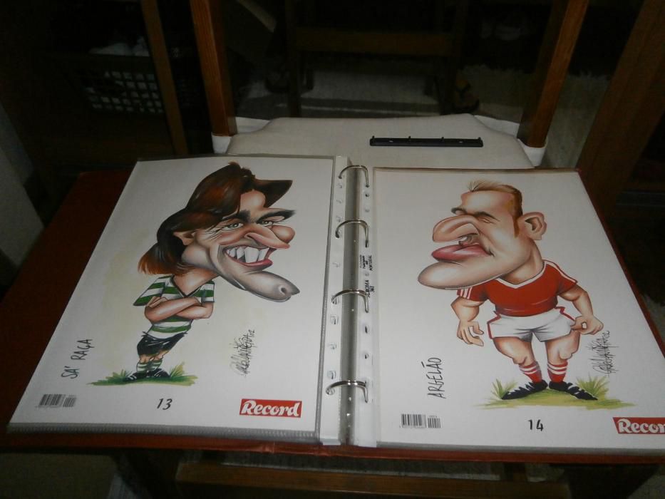 caricaturas de jogadores de futebol epoca 2002