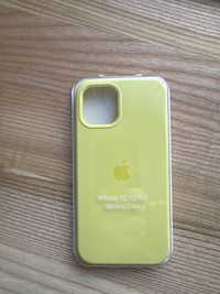 Etui yellow żółte iphone 12 pro silikonowe apple