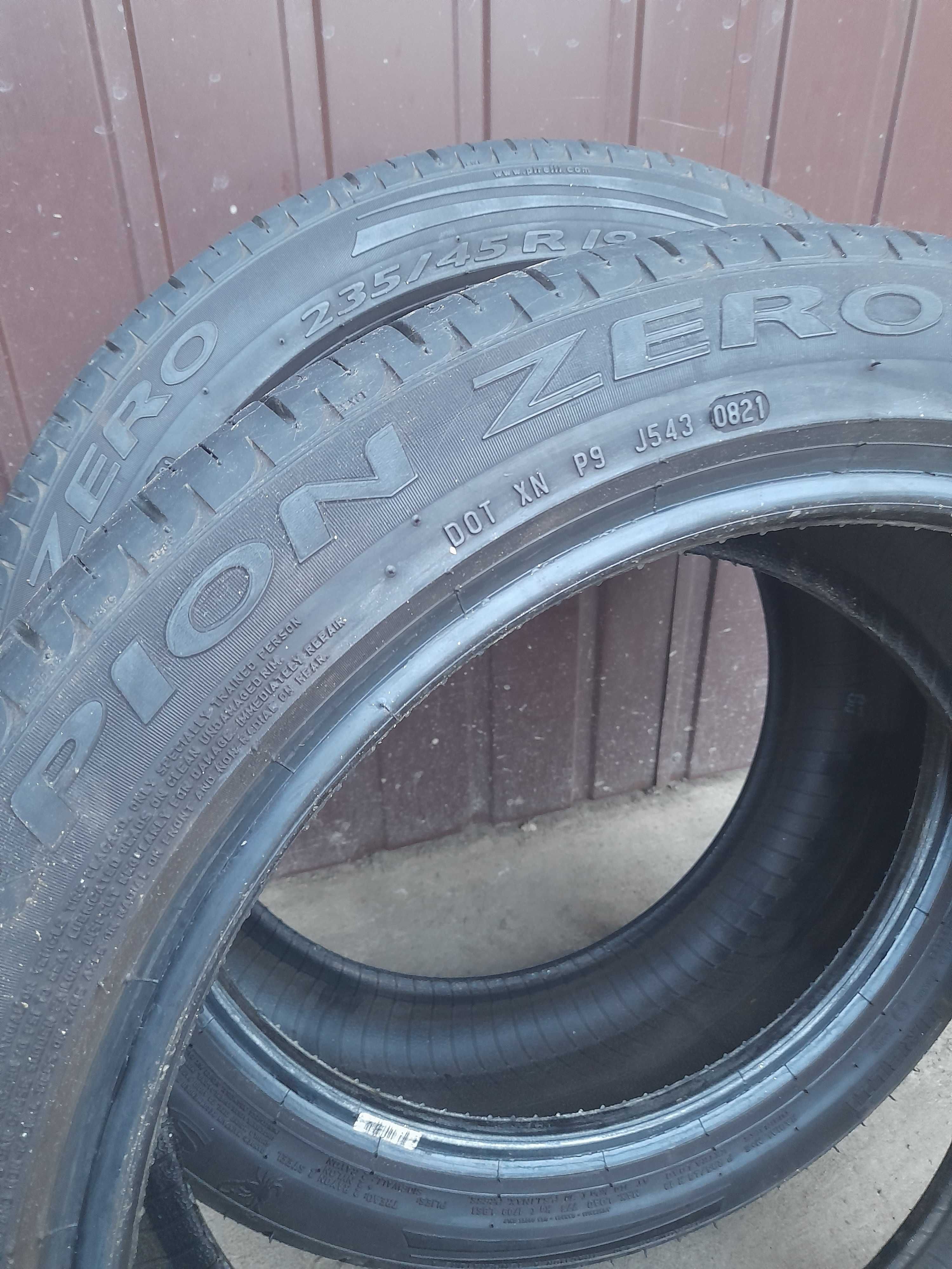 Opony  Pirelli letnie 235/45/19