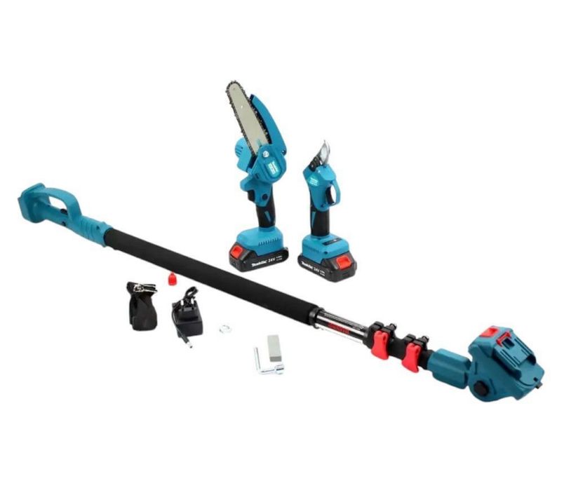 Набор 3 в 1 Makita секатор + цепная мини пила + удлинитель