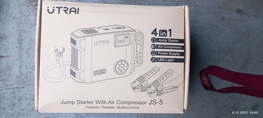 Power Bank jump starter kompresor Utrai JS-5