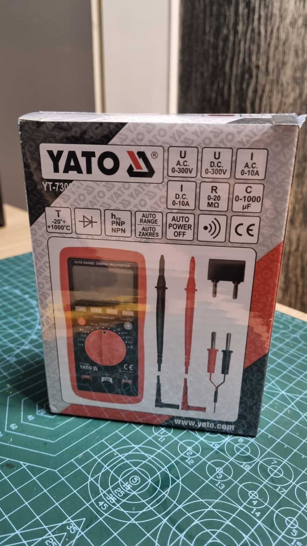 Miernik Multimetr cyfrowy automatyczny zakres YATO YT-73084