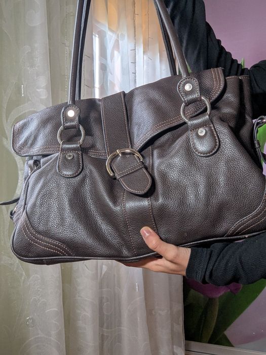 Сумка коричнева зі справжньої шкіри Picard оригінал