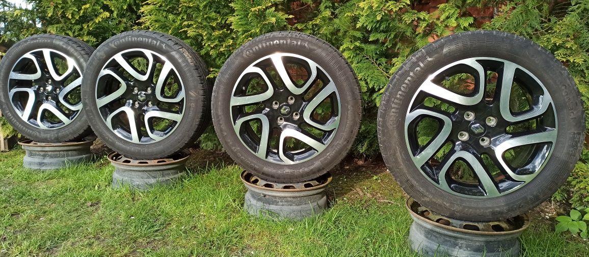 Felgi Oryginał Renault Captur 6,5Jx17 ET40 4x100 opony lato 205/55R17