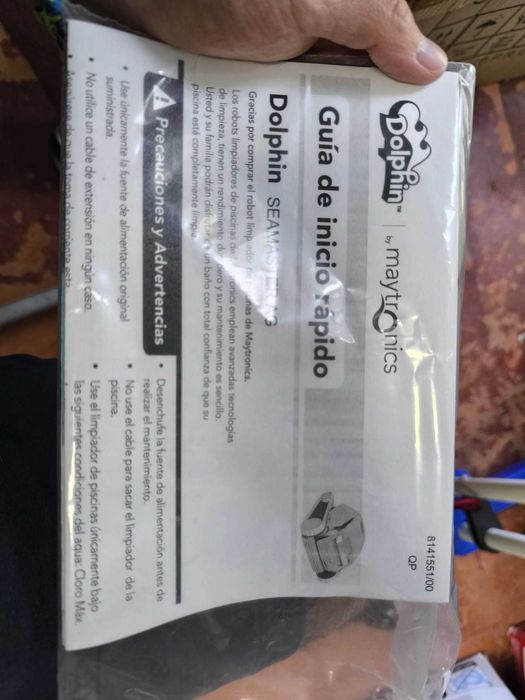 ROBOT aspirador limpa fundos piscinas elétrico Seamaster AG Dolphin