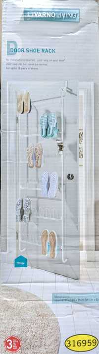 Wieszak na buty mocowany do drzwi Livarno Living Door shoe rack